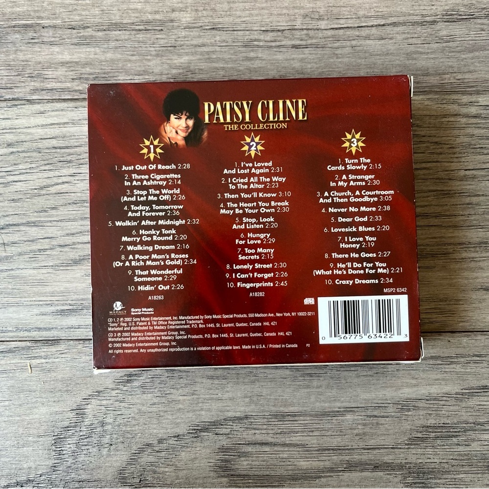 Patsy Cline The Collection cds - Picture 2 of 3
